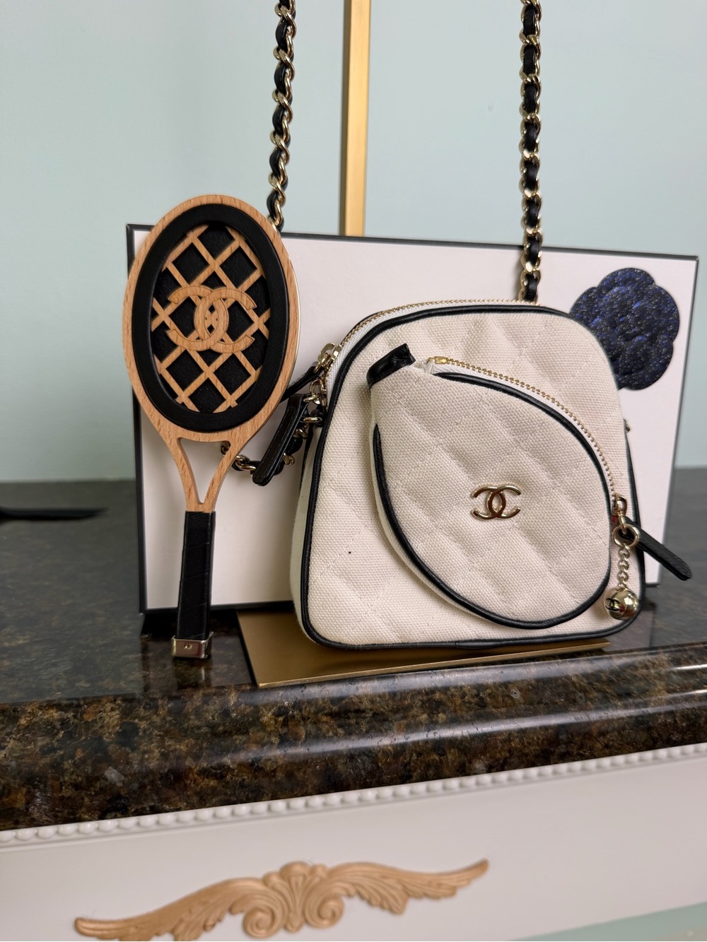 Chanel Coco Masters Mini Tennis Bag—-Monte-Carlo Mini Crossbody Tennis Bag - Picture 3 of 15
